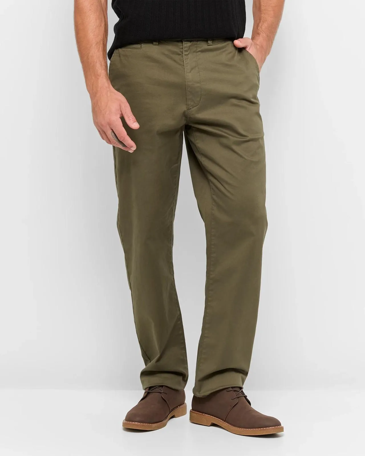 Relaxed Chino Pants - Grape Leaf