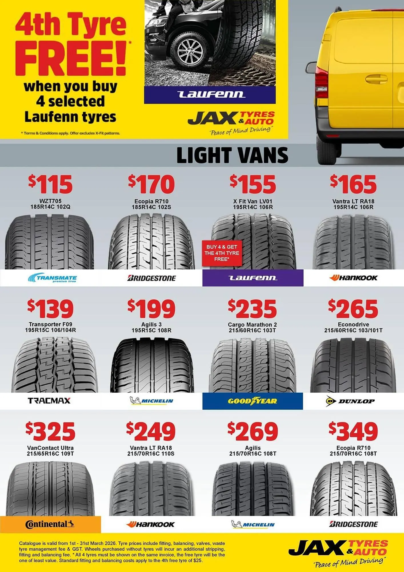 Jax Tyres catalogue - Catalogue valid from 2 March to 31 March 2026 - page 7