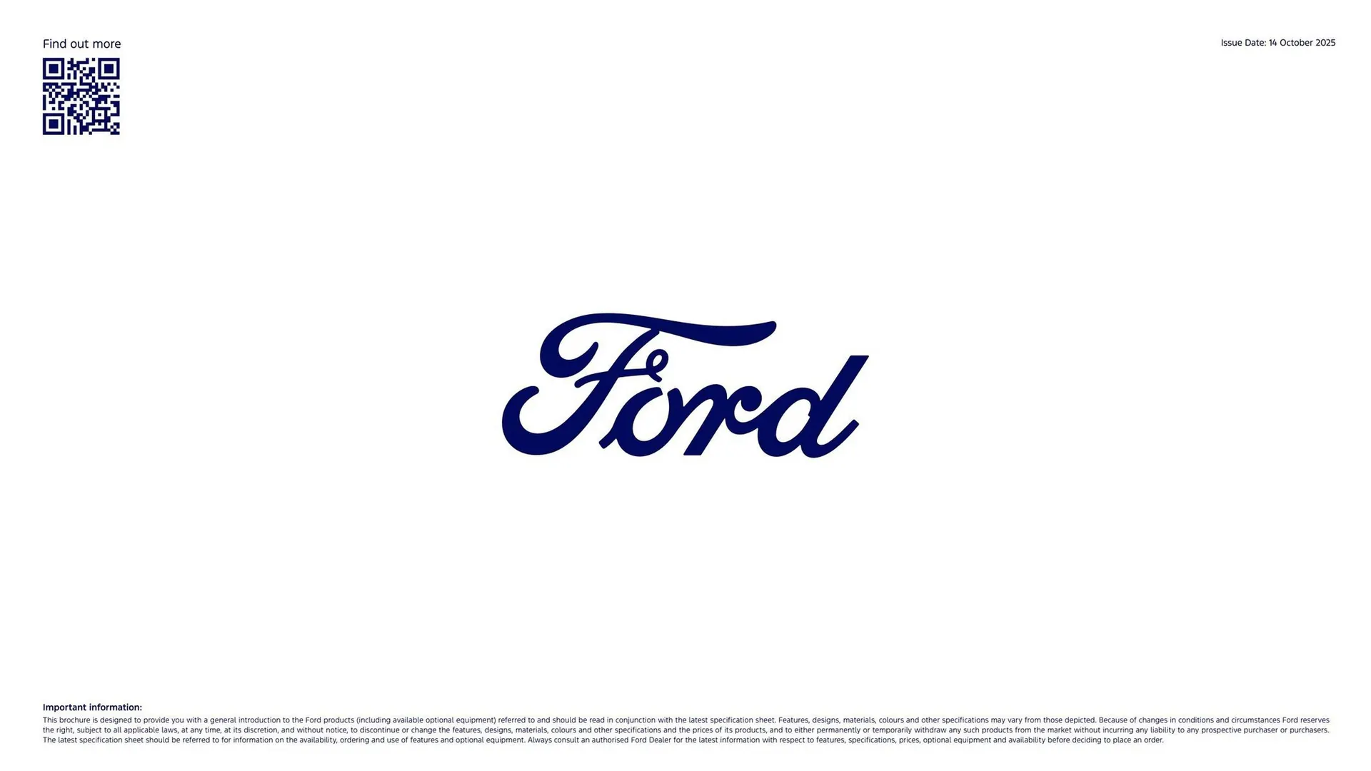 Ford catalogue - Catalogue valid from 7 April to 7 April 2027 - page 6