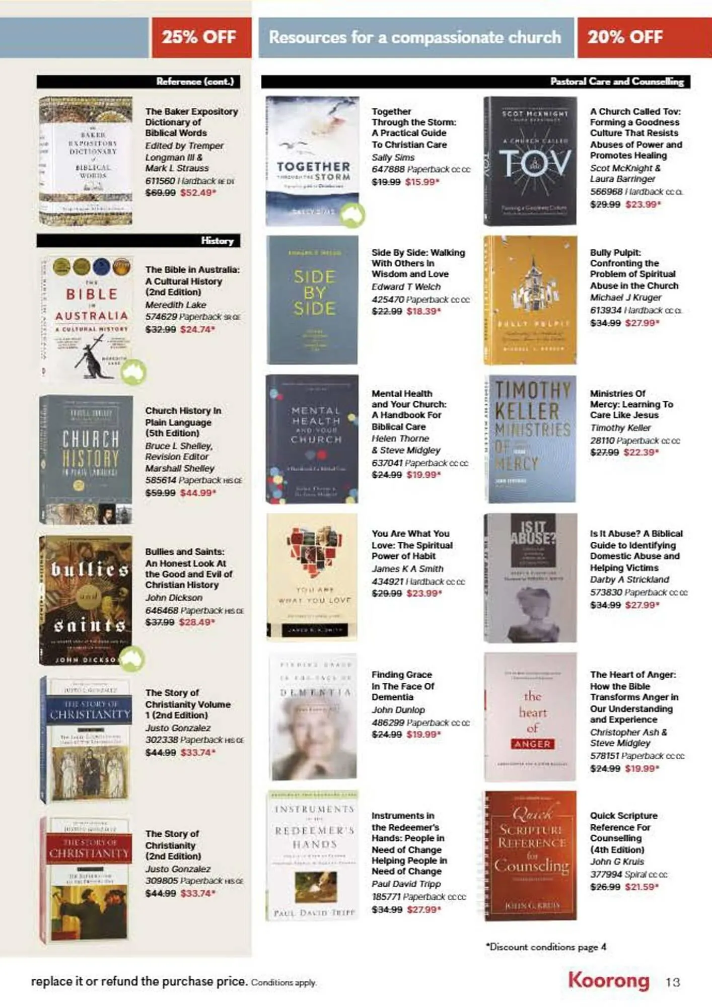 Koorong catalogue - Catalogue valid from 14 July to 24 August 2025 - page 13