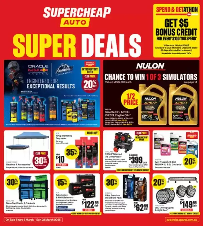 Super Deals - Catalogue valid from 6 March to 23 March 2025 - page 1