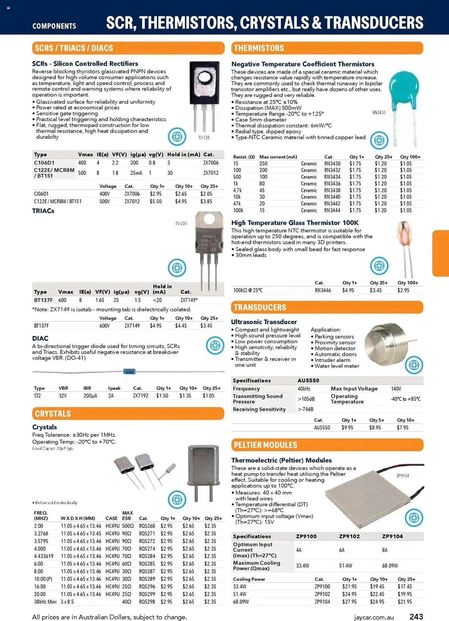 Jaycar Electronics catalogue - Catalogue valid from 8 July to 9 July 2026 - page 243