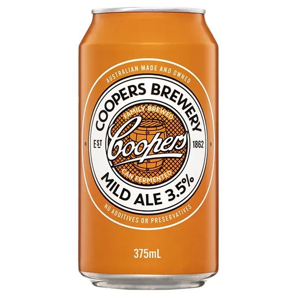 Coopers Mild Ale Can 24X375ML