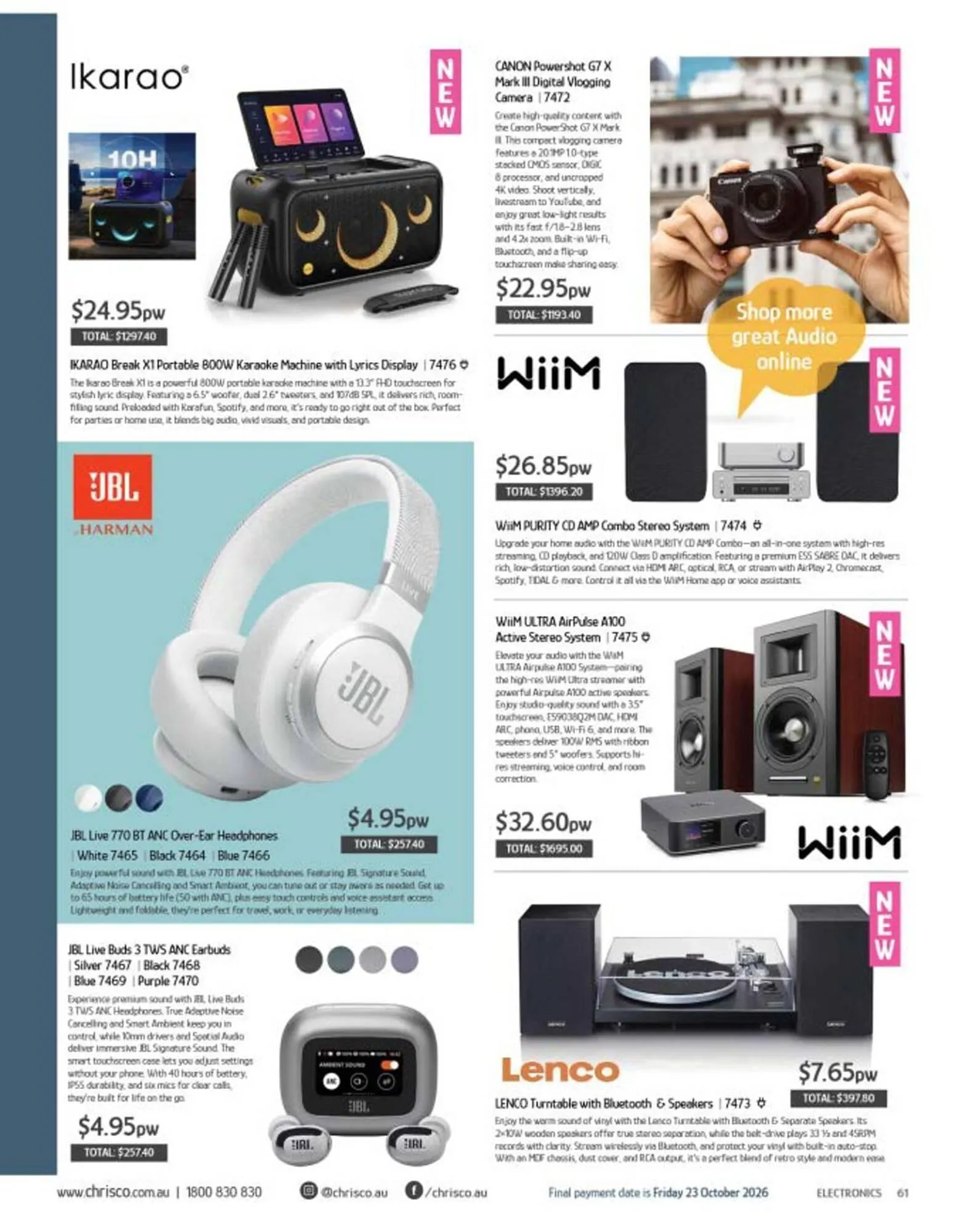 Chrisco Hampers catalogue - Catalogue valid from 19 September to 31 December 2026 - page 61