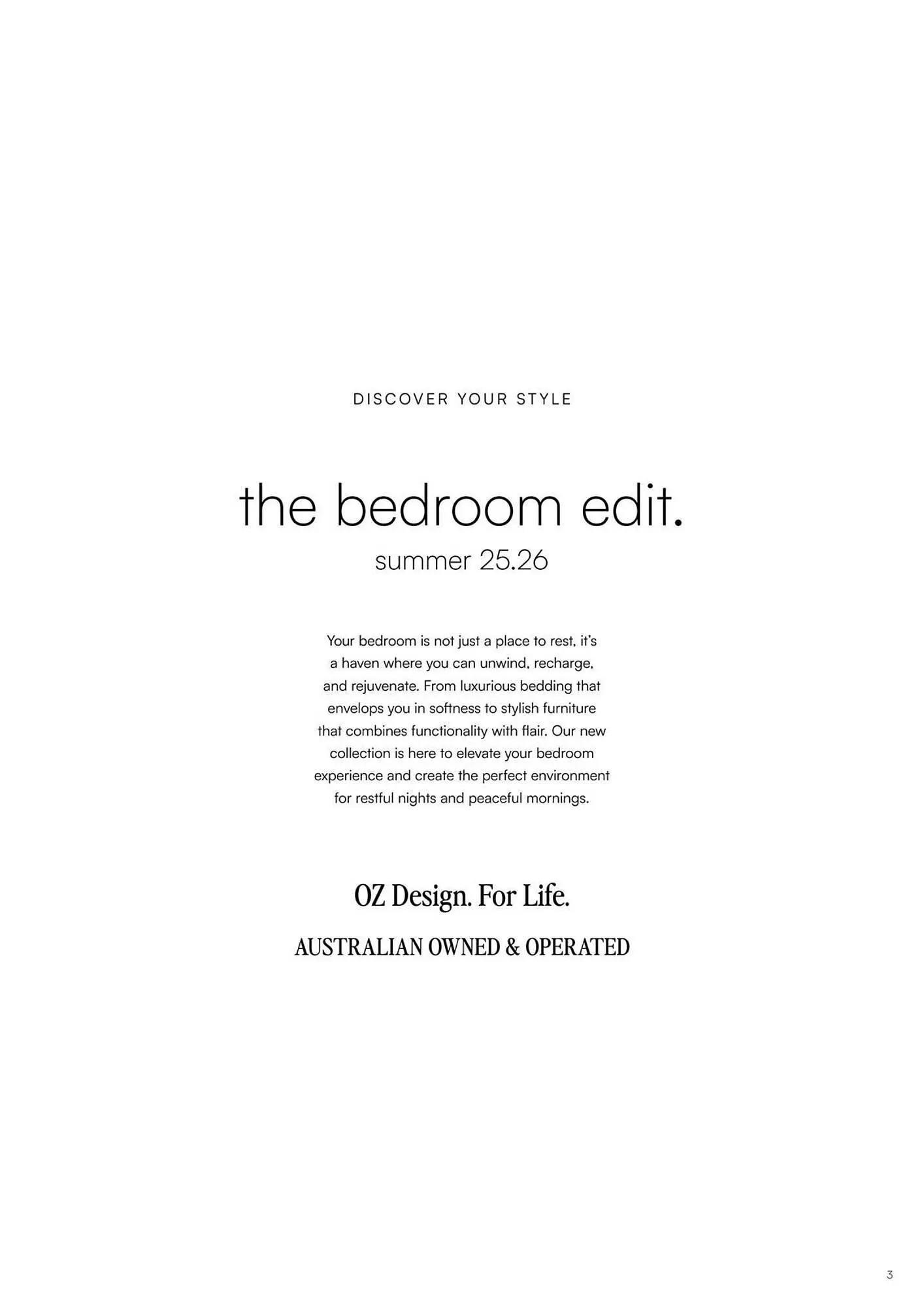 OZ Design Furniture catalogue - Catalogue valid from 25 November to 28 February 2026 - page 3