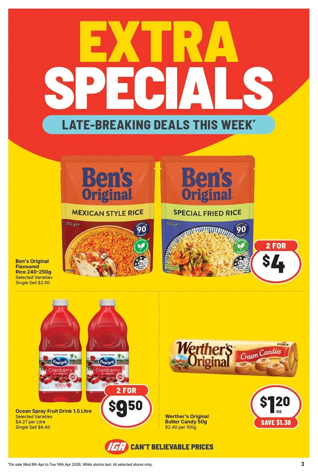 IGA catalogue - Catalogue valid from 8 April to 14 April 2026 - page 3