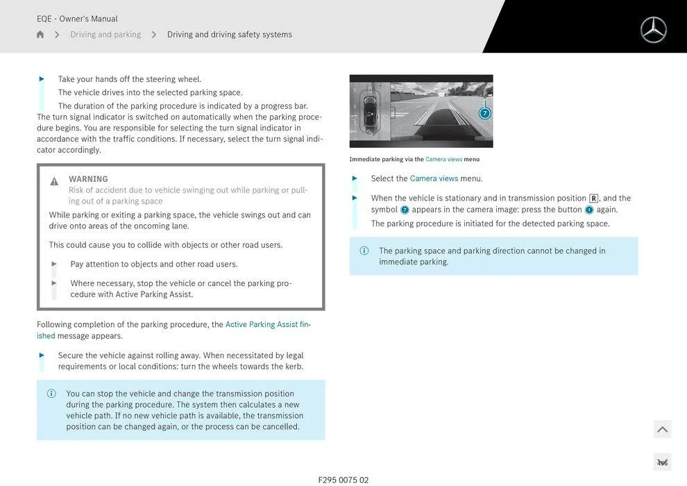 EQE Sedan - Catalogue valid from 11 September to 11 September 2025 - page 456