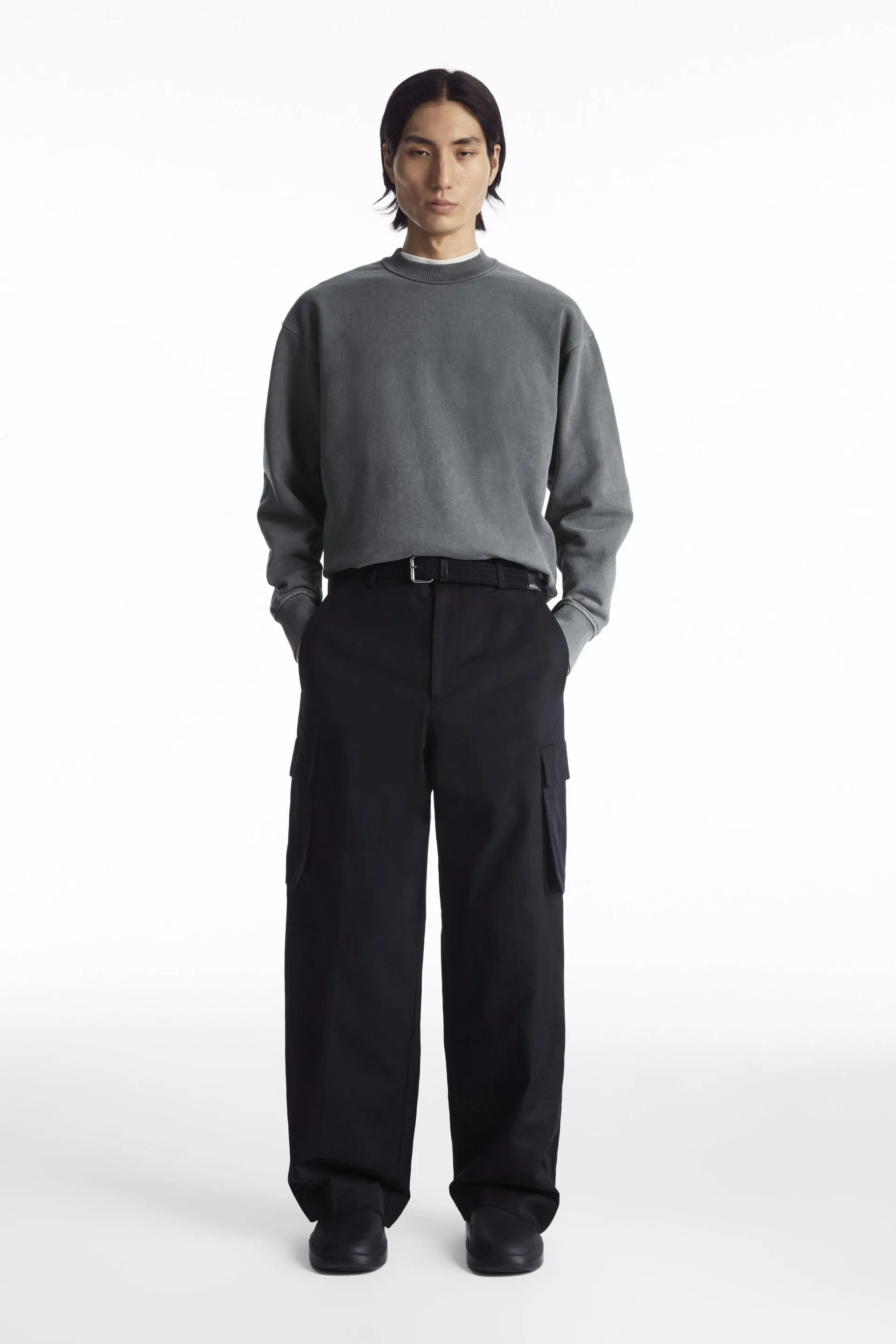 WIDE-LEG CARGO PANTS