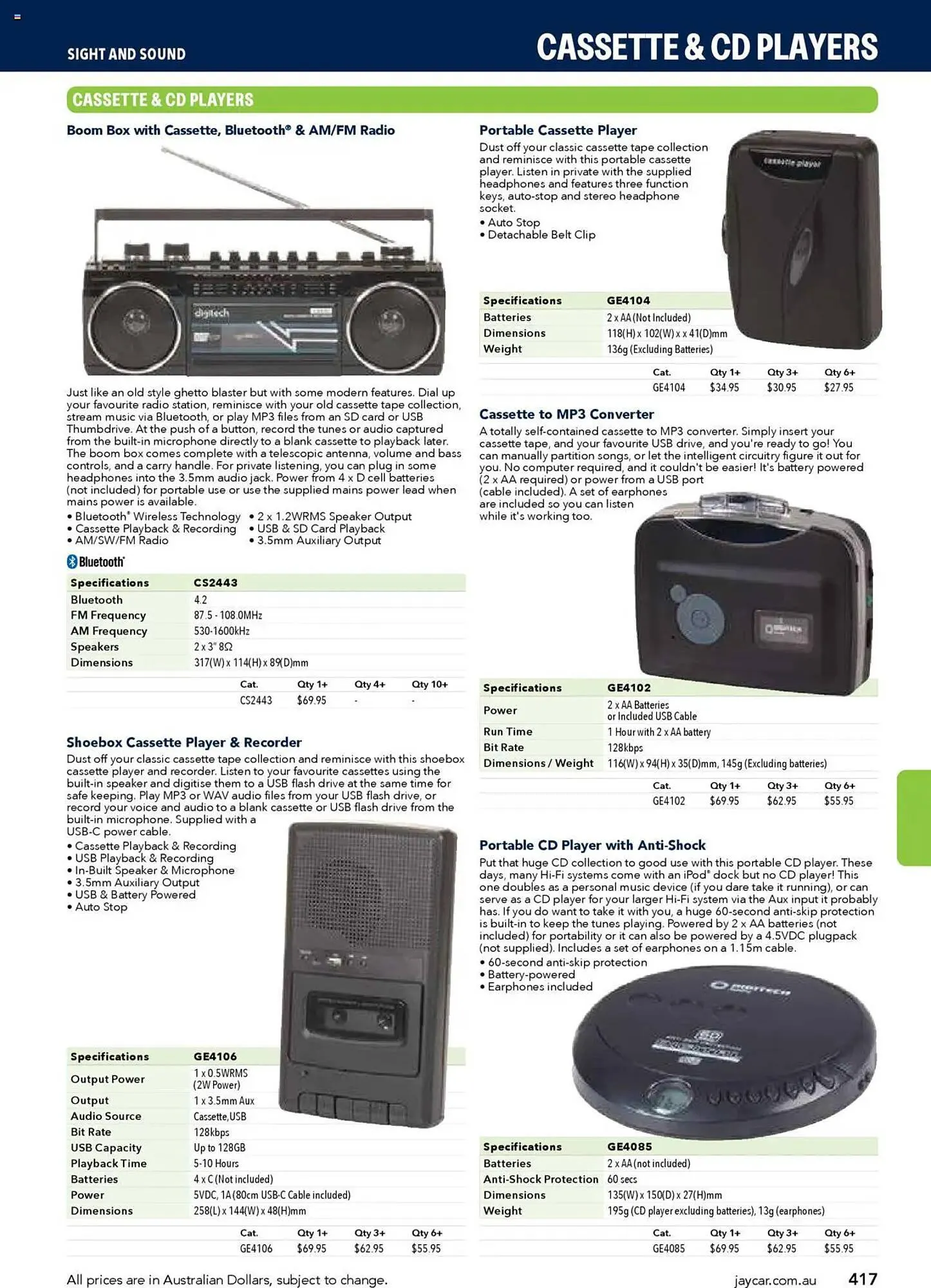 Jaycar Electronics catalogue - Catalogue valid from 8 July to 9 July 2026 - page 417