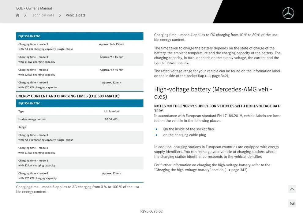 EQE Sedan - Catalogue valid from 11 September to 11 September 2025 - page 850