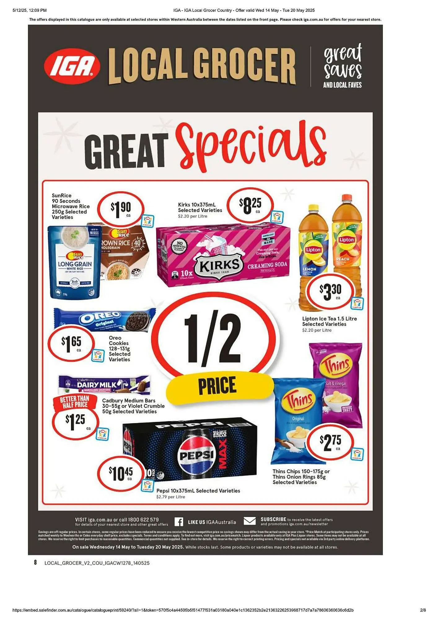IGA catalogue - Catalogue valid from 14 May to 20 May 2025 - page 2