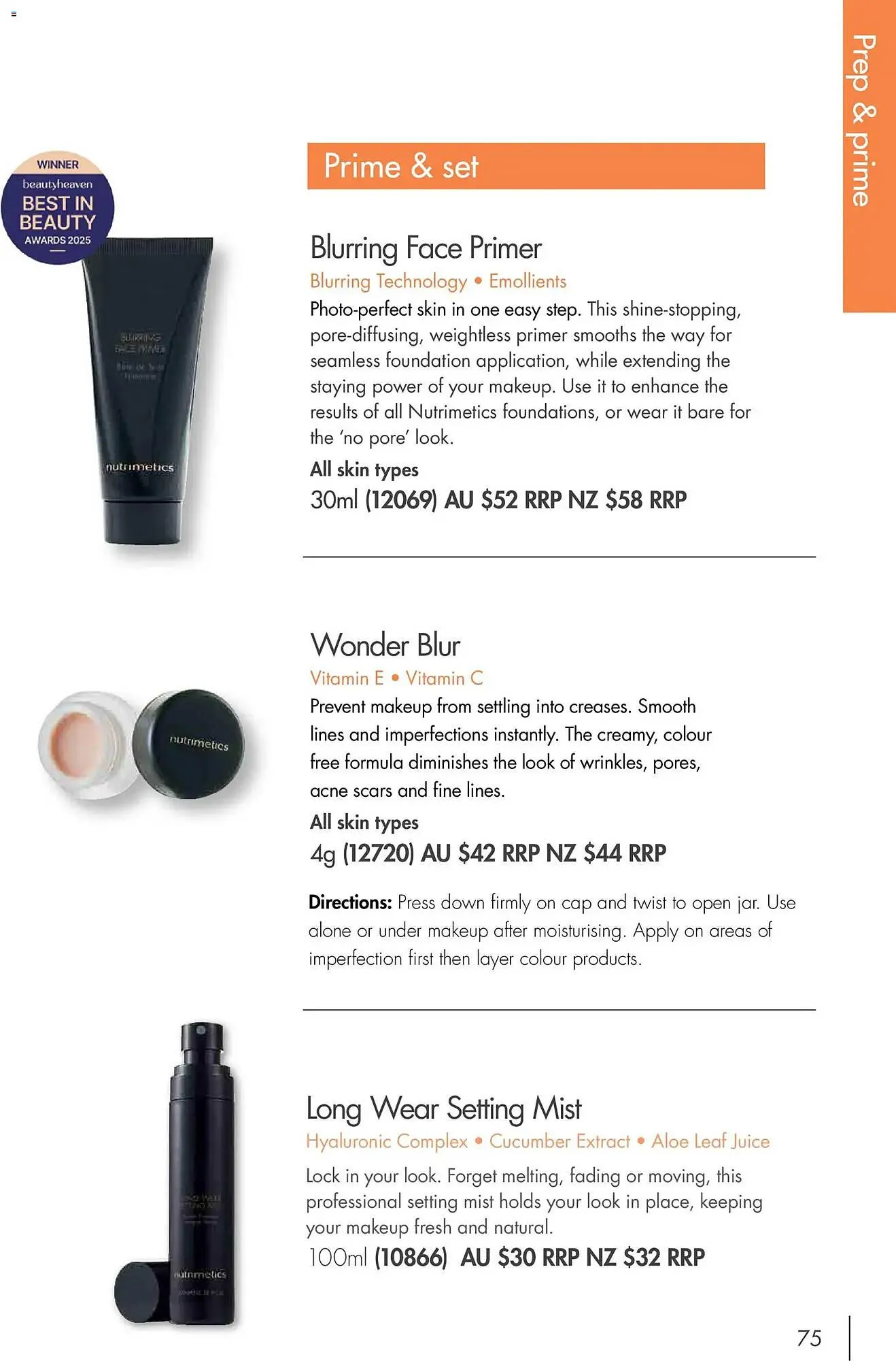 Nutrimetics catalogue - Catalogue valid from 31 December to 31 December 2026 - page 75