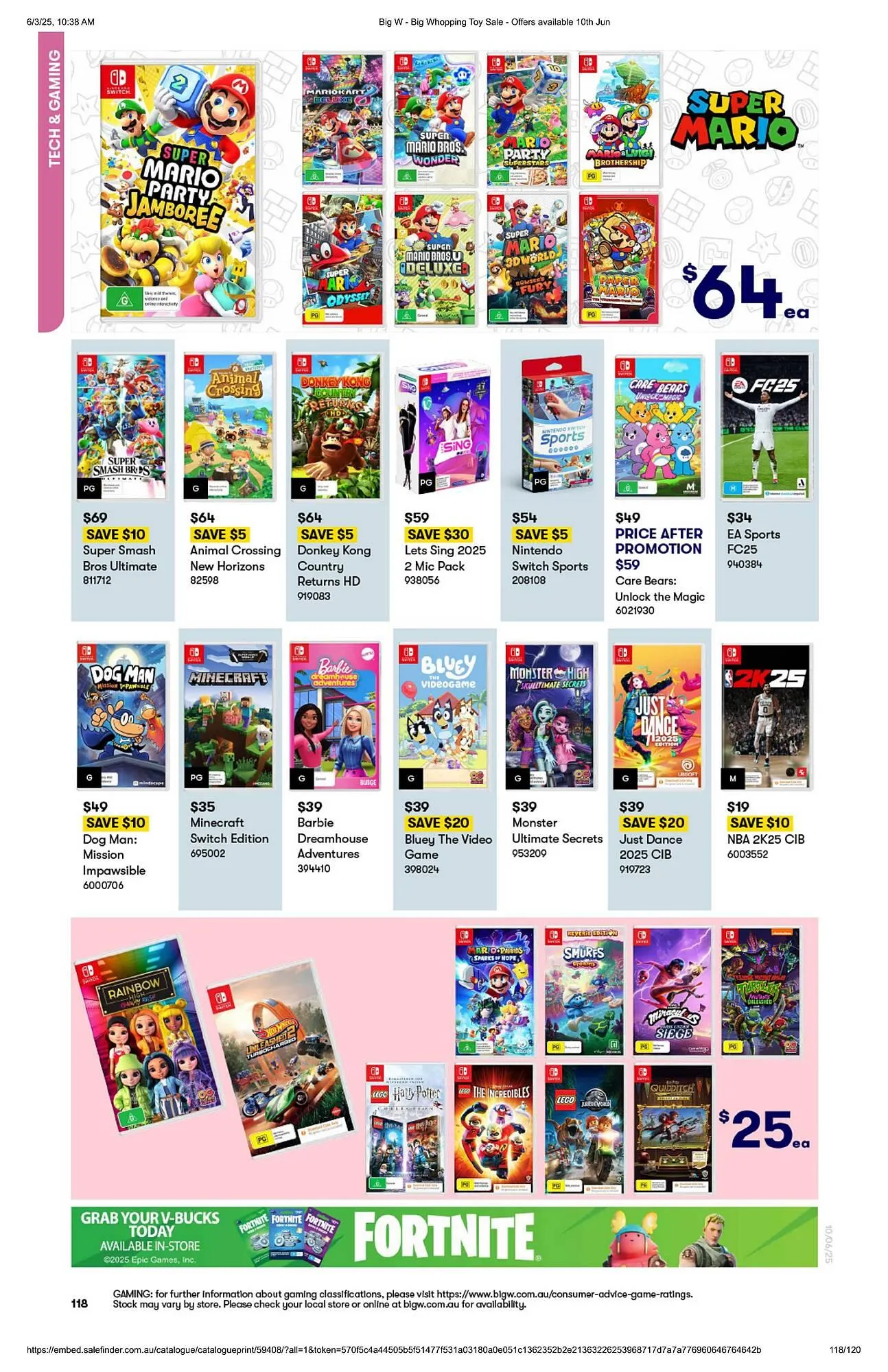 BIG W catalogue - Catalogue valid from 10 June to 9 July 2025 - page 118