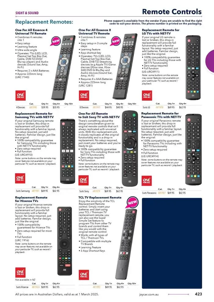 Celebrating 40 Years In Electronics - Catalogue valid from 4 March to 31 March 2025 - page 423