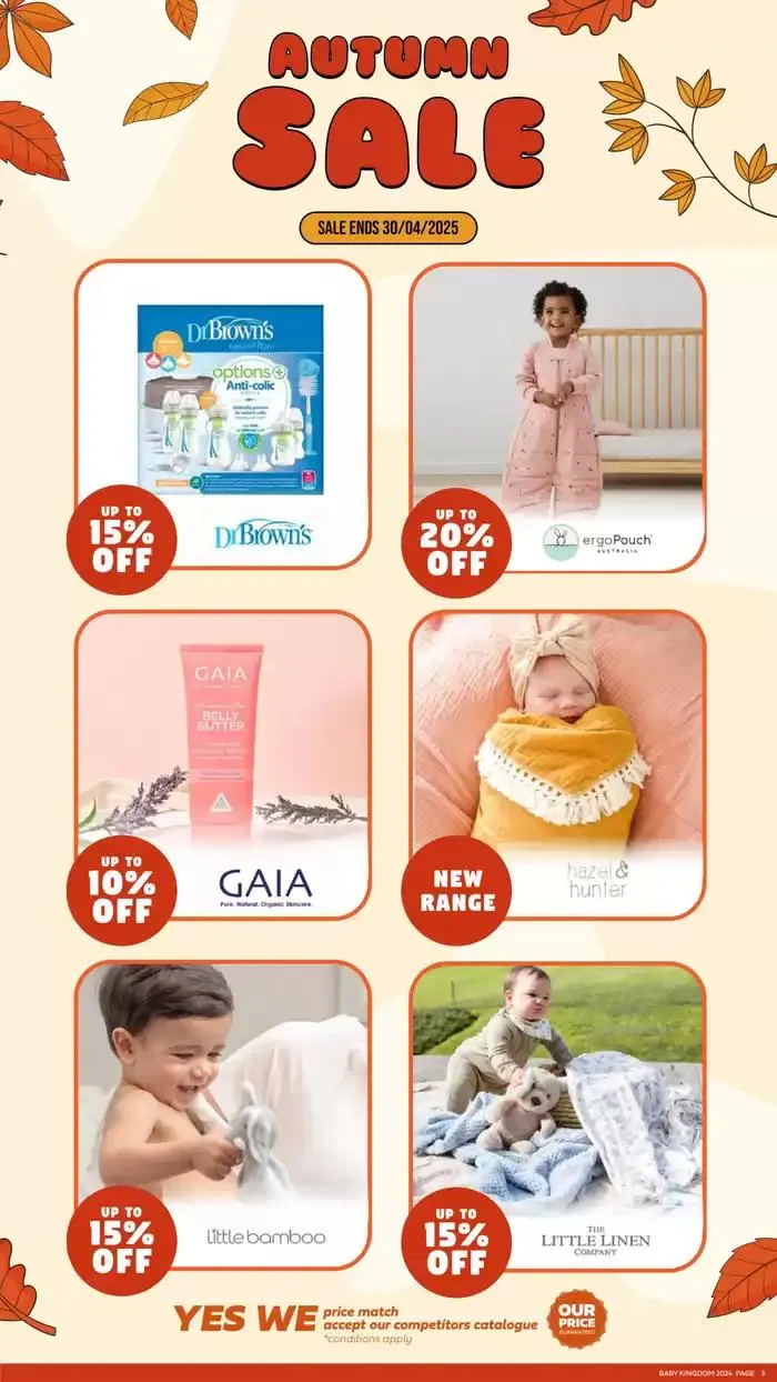 Autumn Sale - Catalogue valid from 1 April to 30 April 2025 - page 3