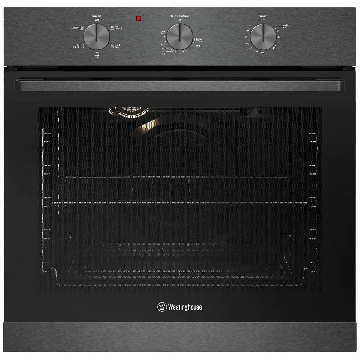 Westinghouse 60cm Multi-Function Oven Dark Stainless Steel WVE6314DD