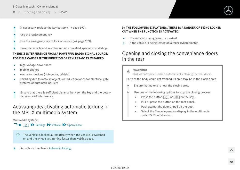 S - Class Maybach - Catalogue valid from 11 September to 11 September 2025 - page 205