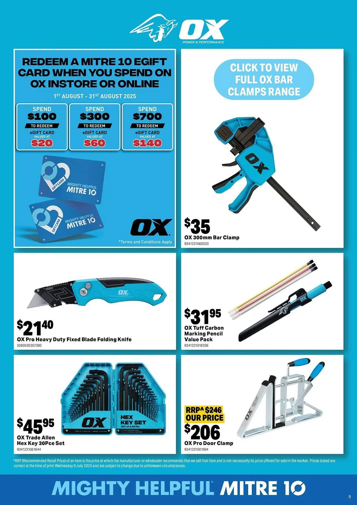 Mitre 10 catalogue - Catalogue valid from 13 August to 7 September 2025 - page 9