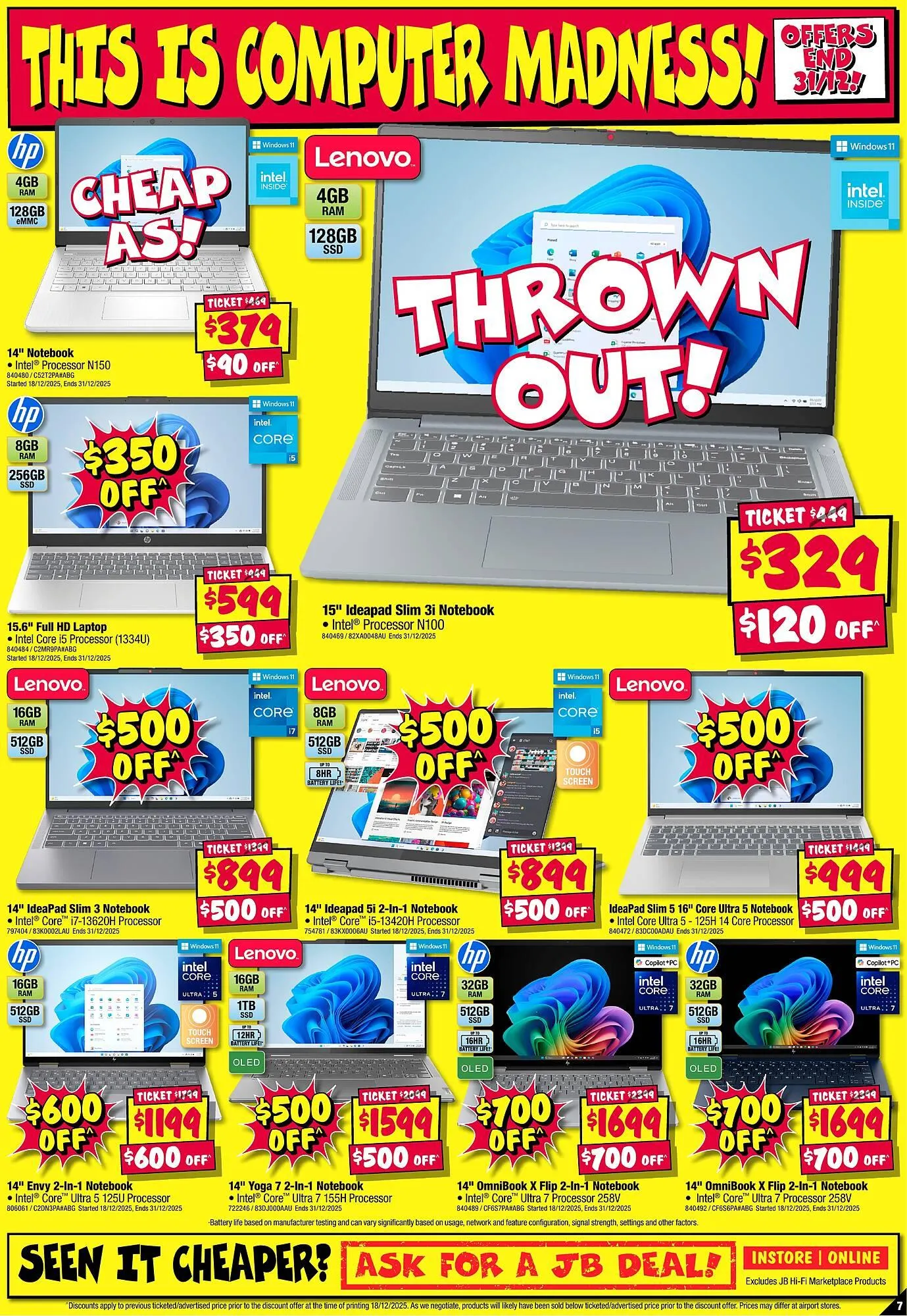 JB Hi-Fi catalogue - Catalogue valid from 26 December to 1 January 2026 - page 7