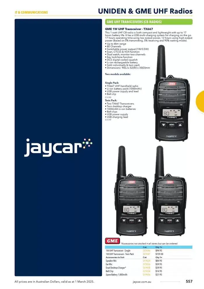 Celebrating 40 Years In Electronics - Catalogue valid from 4 March to 31 March 2025 - page 557