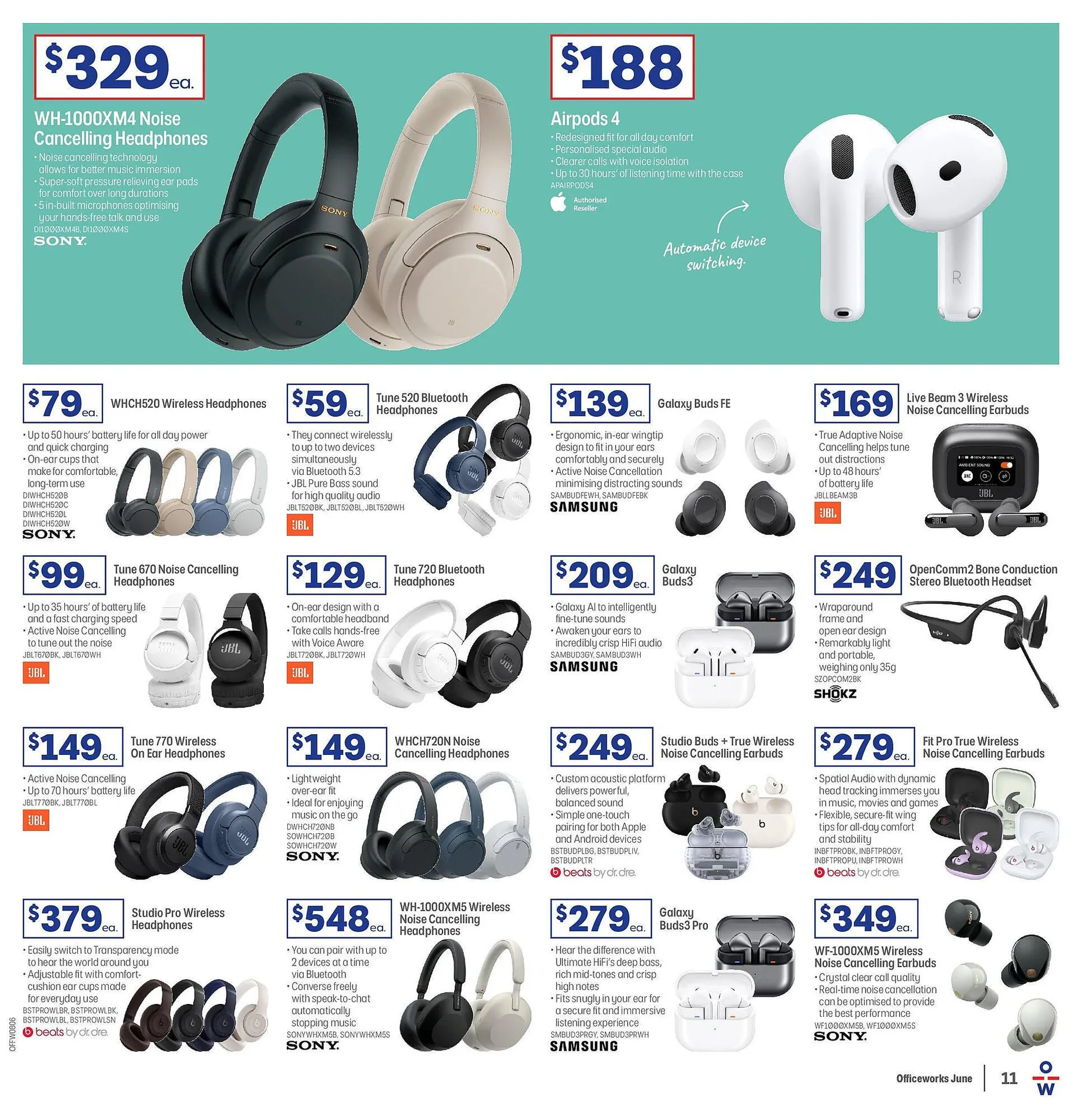 Officeworks catalogue - Catalogue valid from 11 June to 30 June 2025 - page 11
