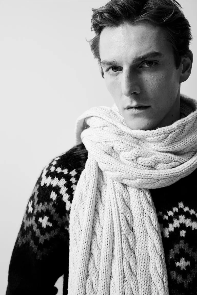 Cable Knit Scarf