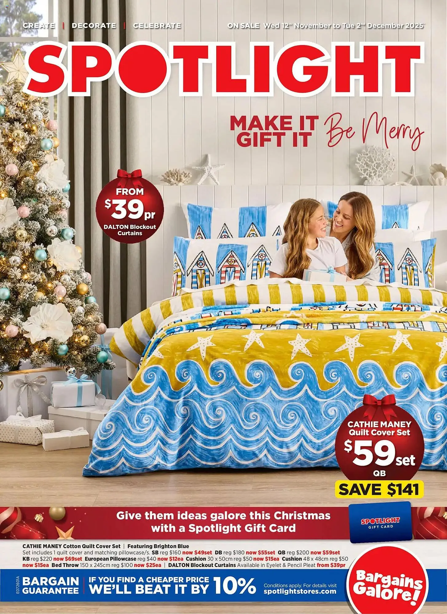 Spotlight catalogue - Catalogue valid from 11 November to 2 December 2025 - page 1