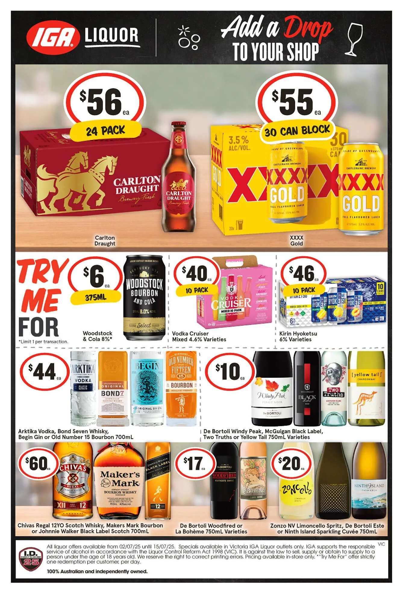 IGA Liquor catalogue - 1