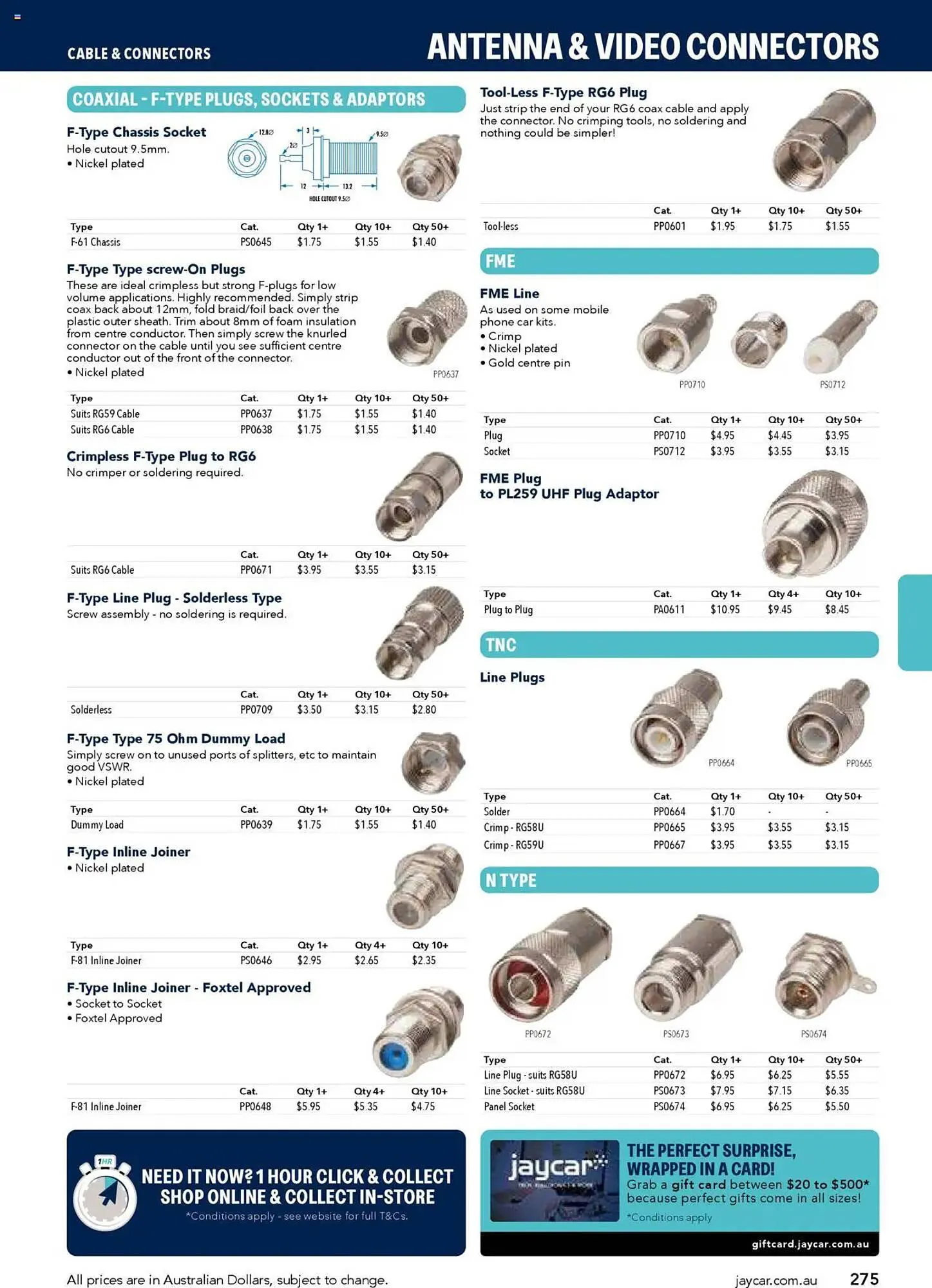 Jaycar Electronics catalogue - Catalogue valid from 8 July to 9 July 2026 - page 275
