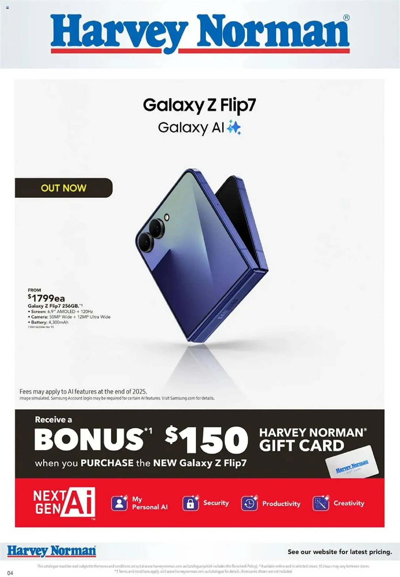 Harvey Norman catalogue - Catalogue valid from 31 July to 13 August 2025 - page 4