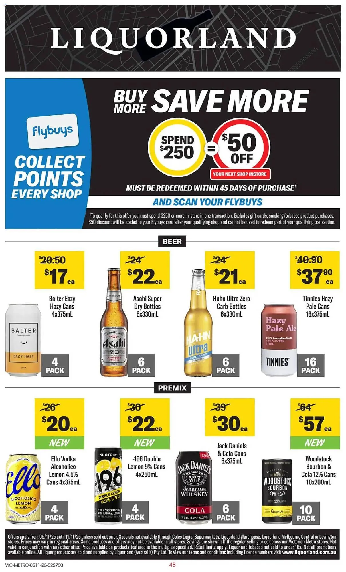 Liquorland catalogue - Catalogue valid from 5 November to 11 November 2025 - page 1