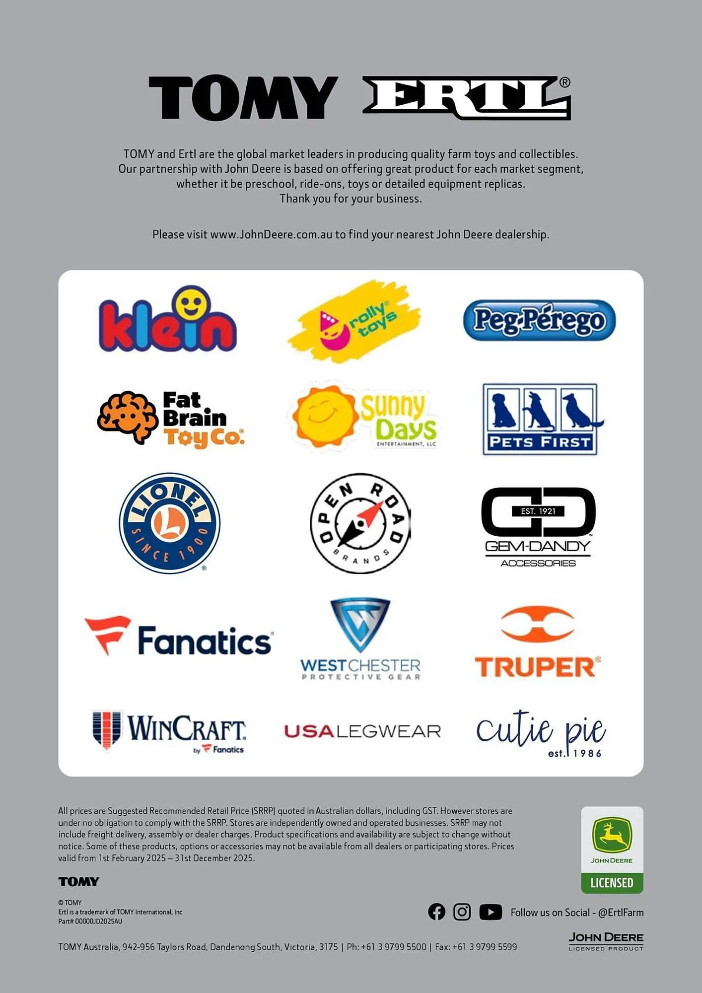 John Deere catalogue - Catalogue valid from 3 March to 31 December 2025 - page 104