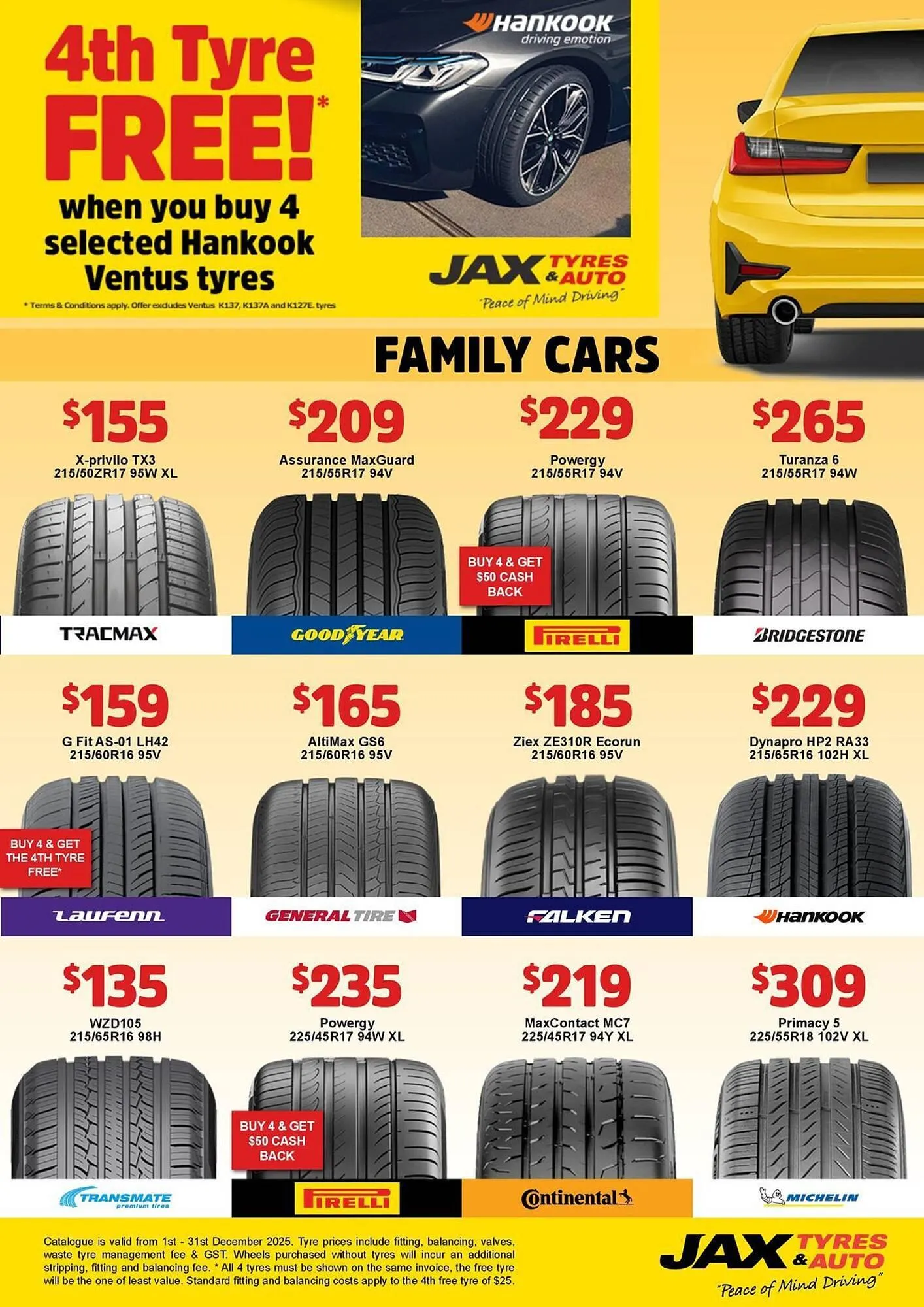 Jax Tyres catalogue - Catalogue valid from 1 December to 31 December 2025 - page 3