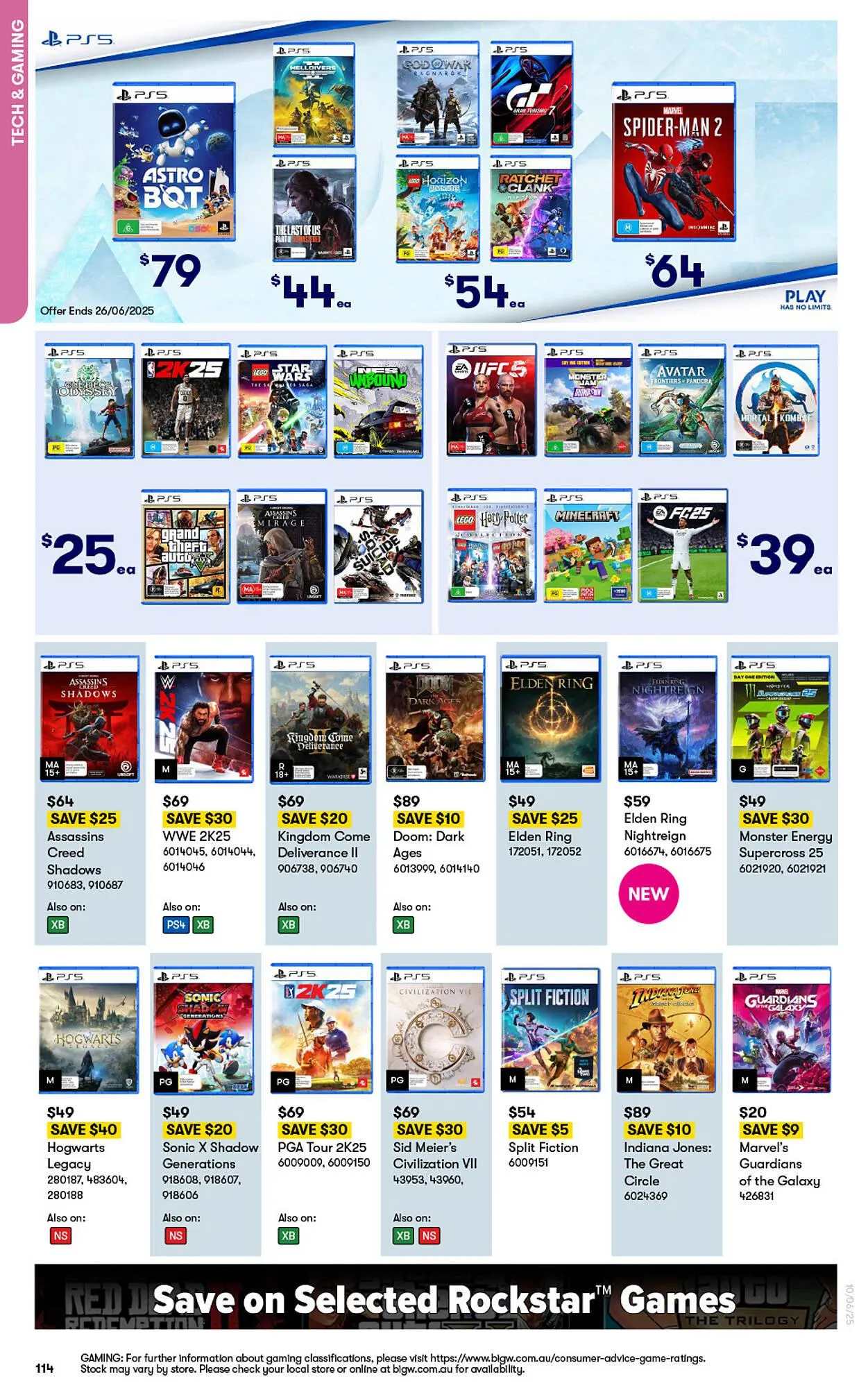 BIG W catalogue - Catalogue valid from 10 June to 9 July 2025 - page 114
