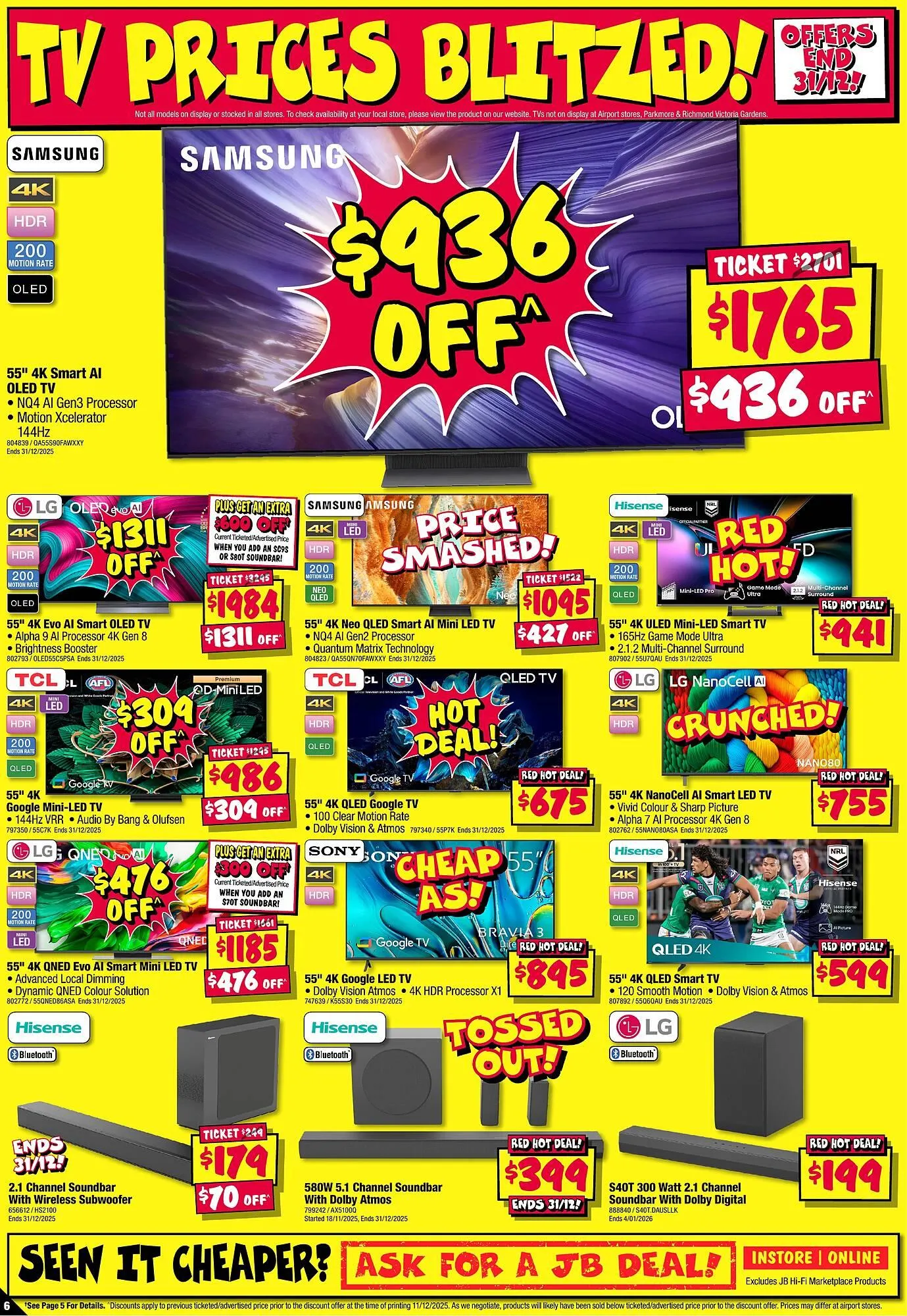 JB Hi-Fi catalogue - Catalogue valid from 18 December to 1 January 2026 - page 6