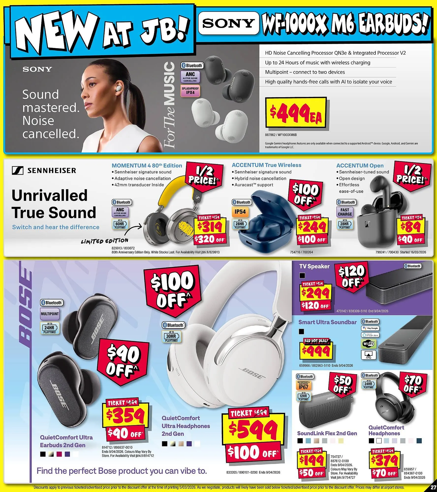 JB Hi-Fi catalogue - Catalogue valid from 19 March to 1 April 2026 - page 27