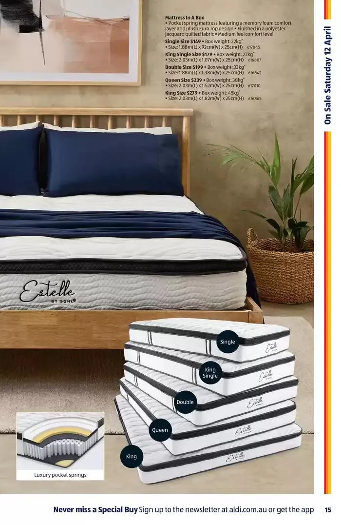 ALDI Special Buys - Catalogue valid from 9 April to 15 April 2025 - page 15
