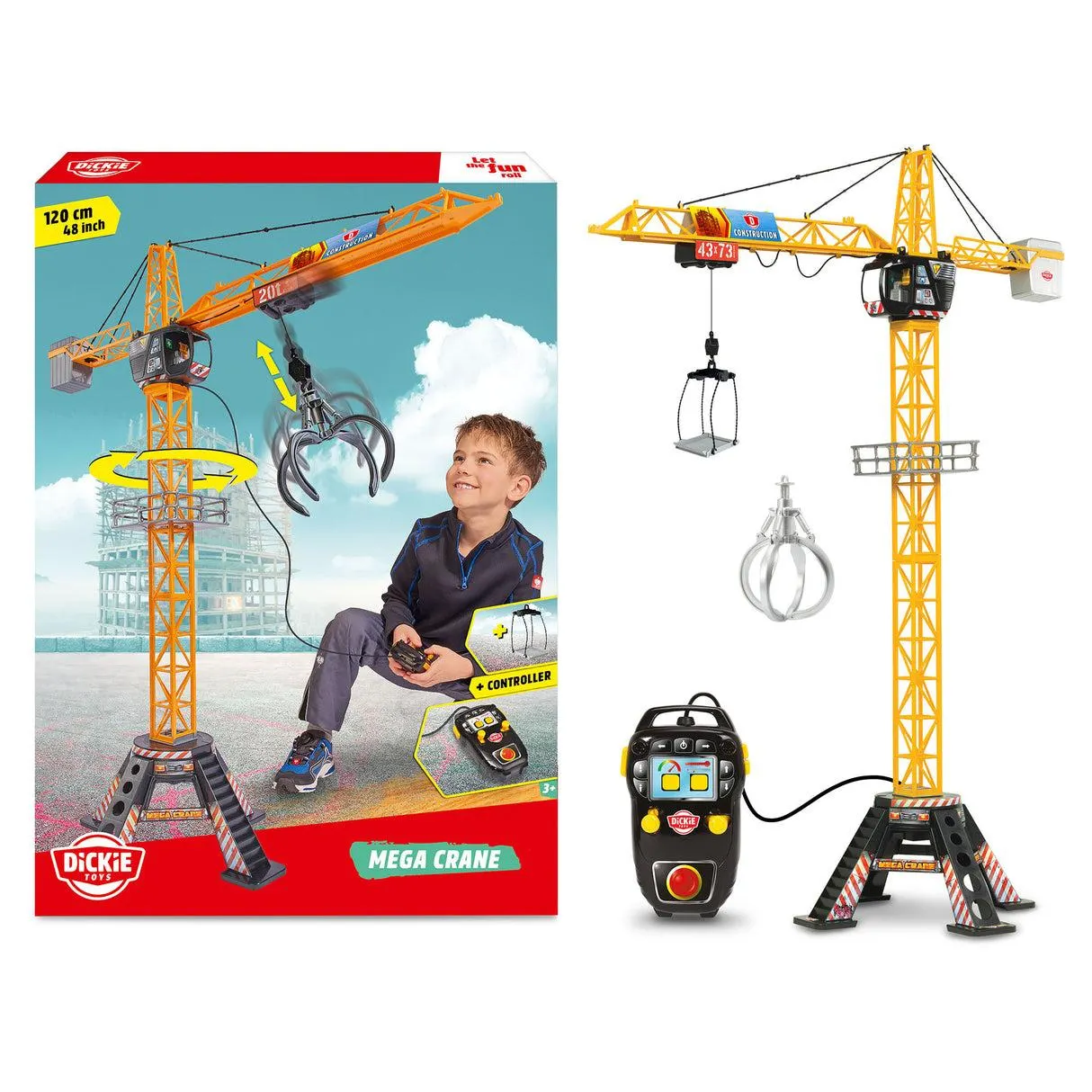 Dickie Toys Mega Crane (120 cm)