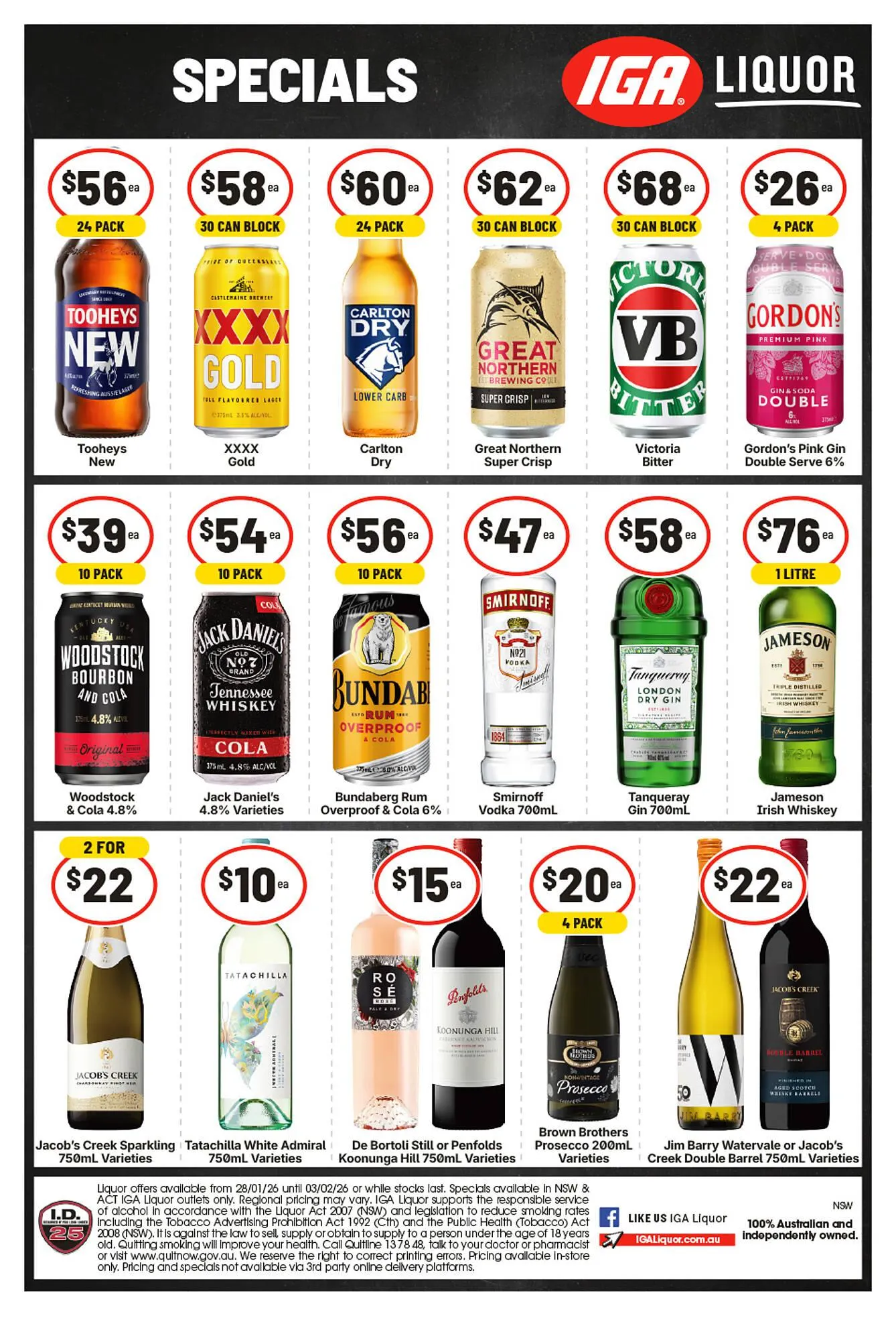 IGA Liquor catalogue - 1