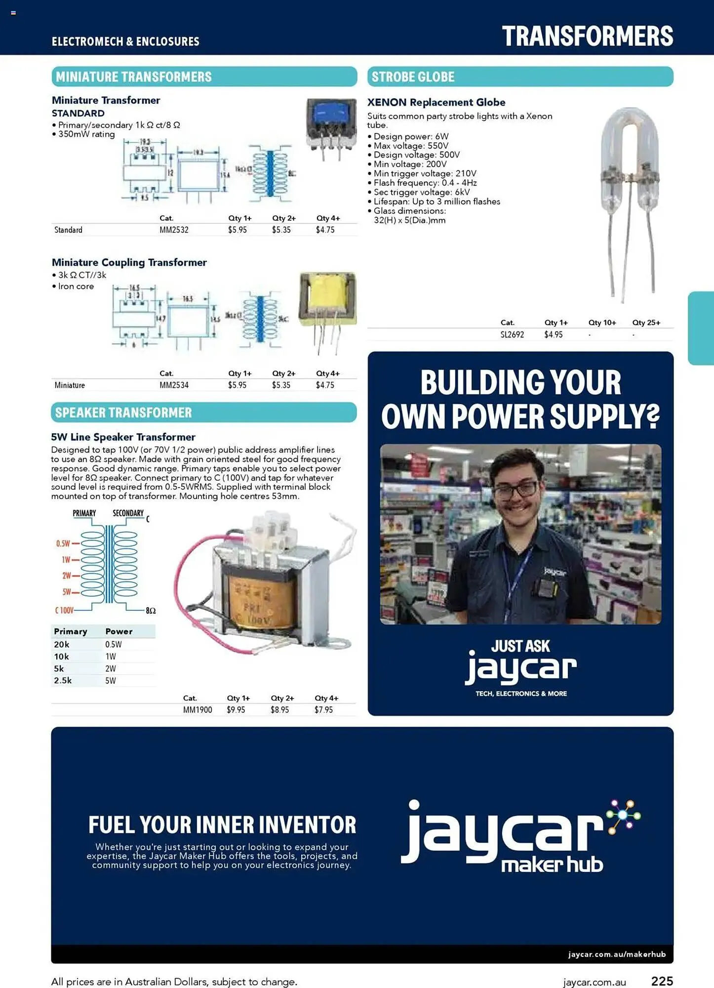 Jaycar Electronics catalogue - Catalogue valid from 8 July to 9 July 2026 - page 225