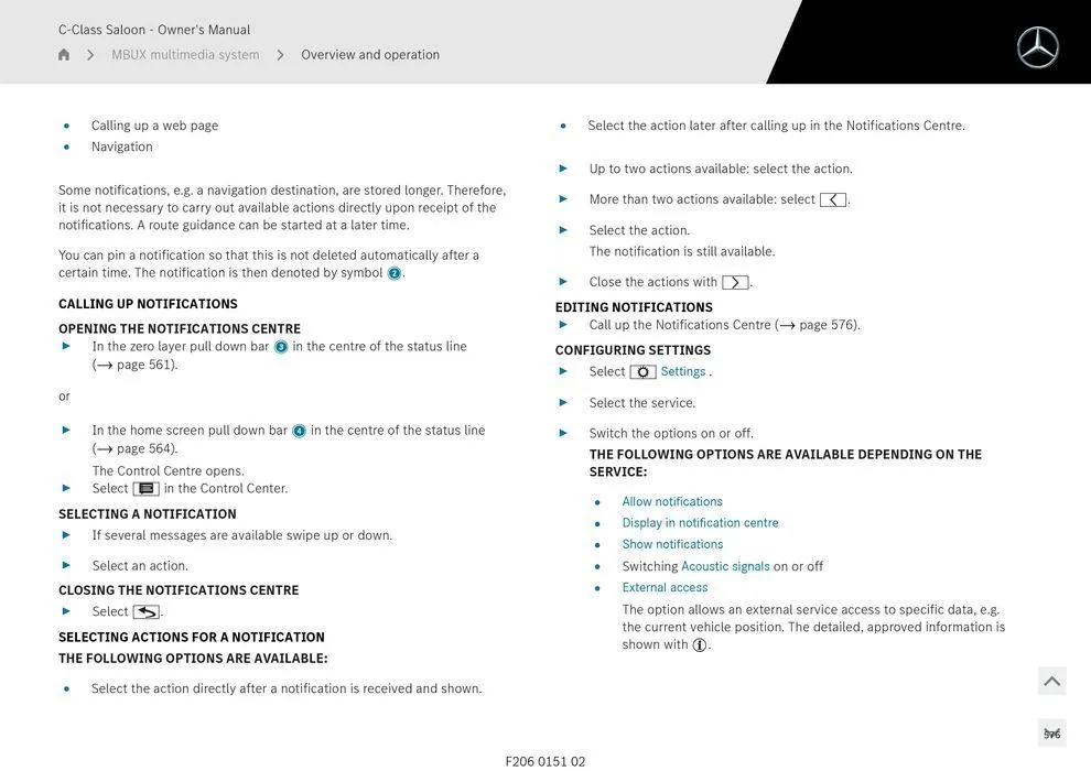 C-Class Sedan - Catalogue valid from 11 September to 11 September 2025 - page 576