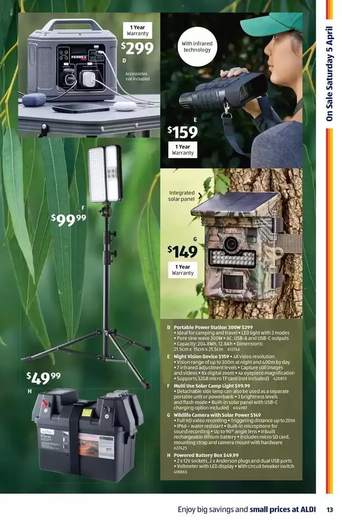 ALDI Special Buys - Catalogue valid from 2 April to 8 April 2025 - page 13