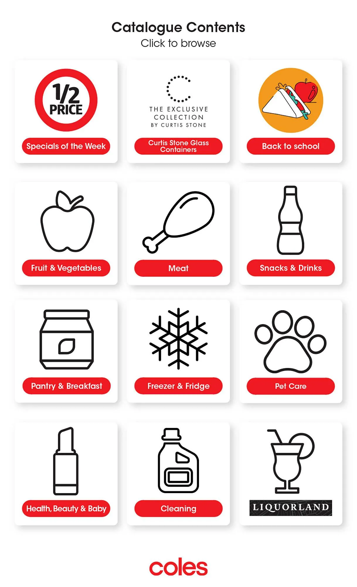 Coles catalogue - Catalogue valid from 23 April to 29 April 2025 - page 1