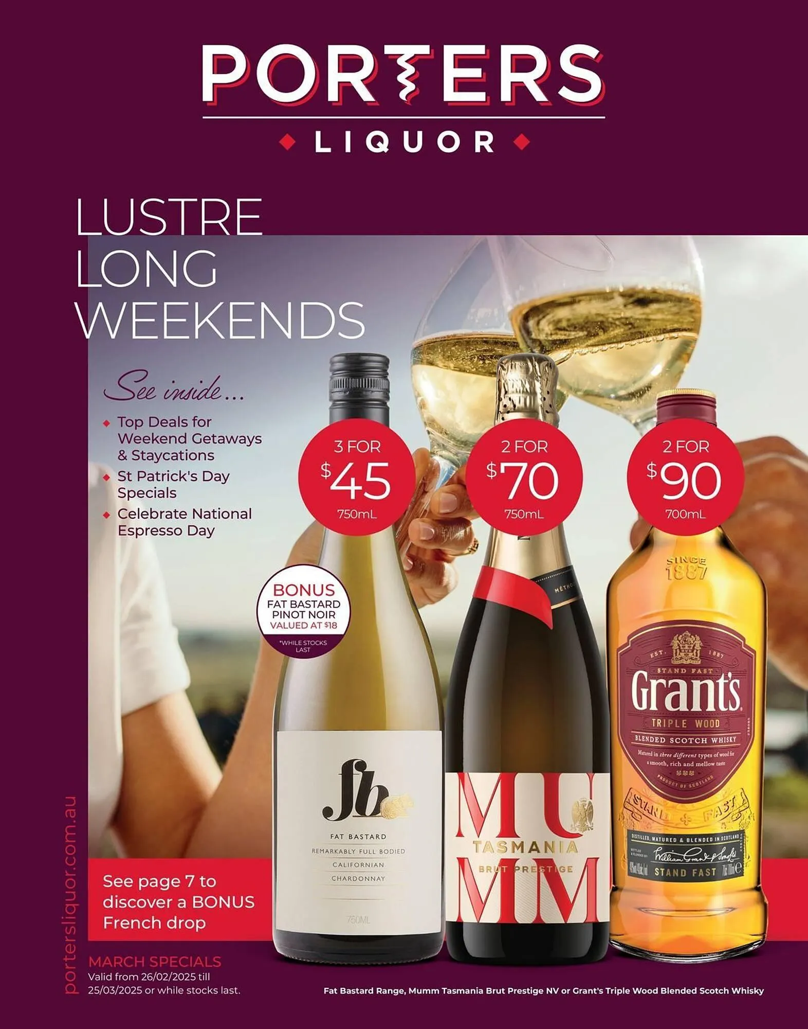 Porters catalogue - Catalogue valid from 26 February to 25 March 2025 - page 1