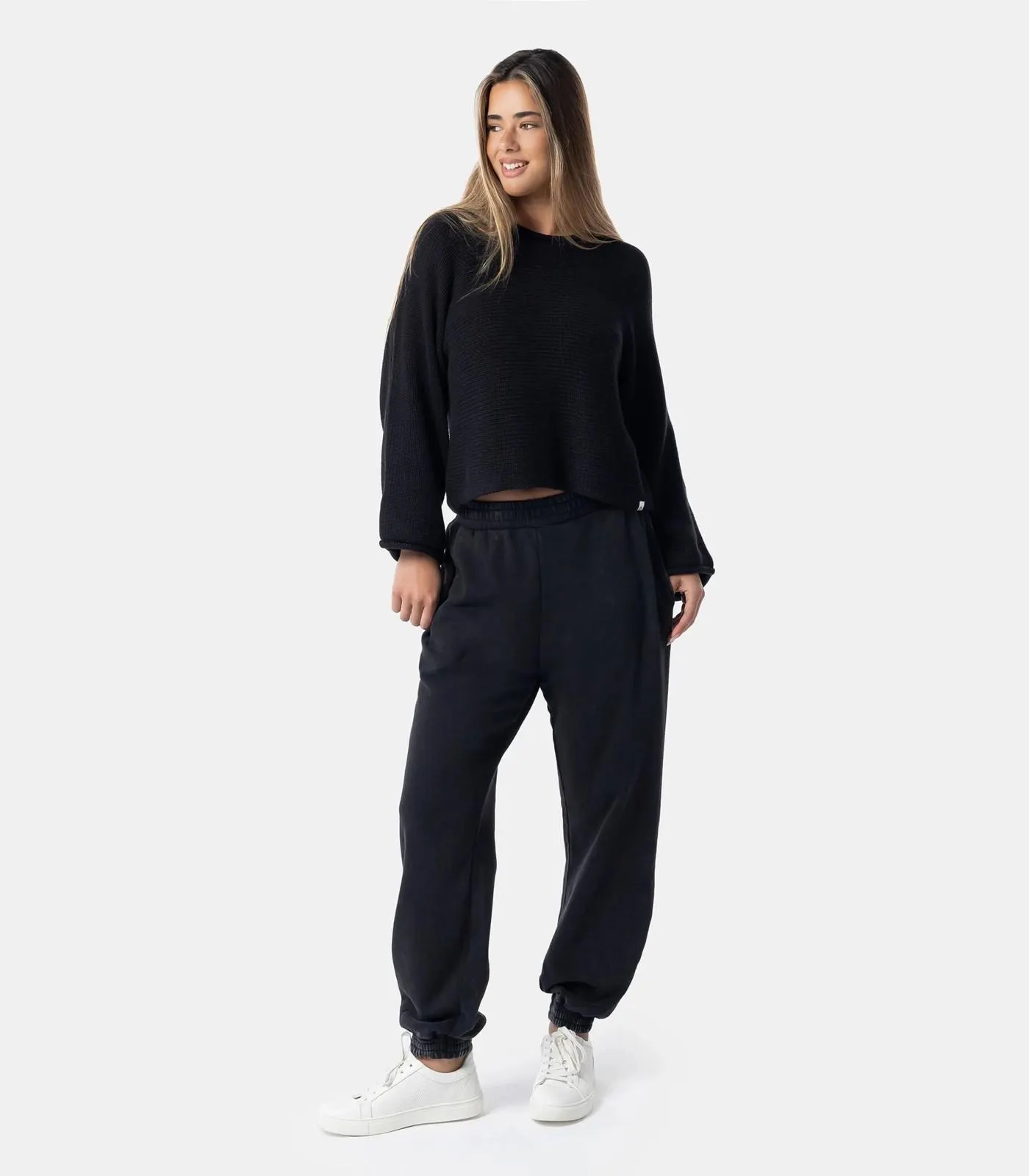 Piping Hot Trackpants - Black