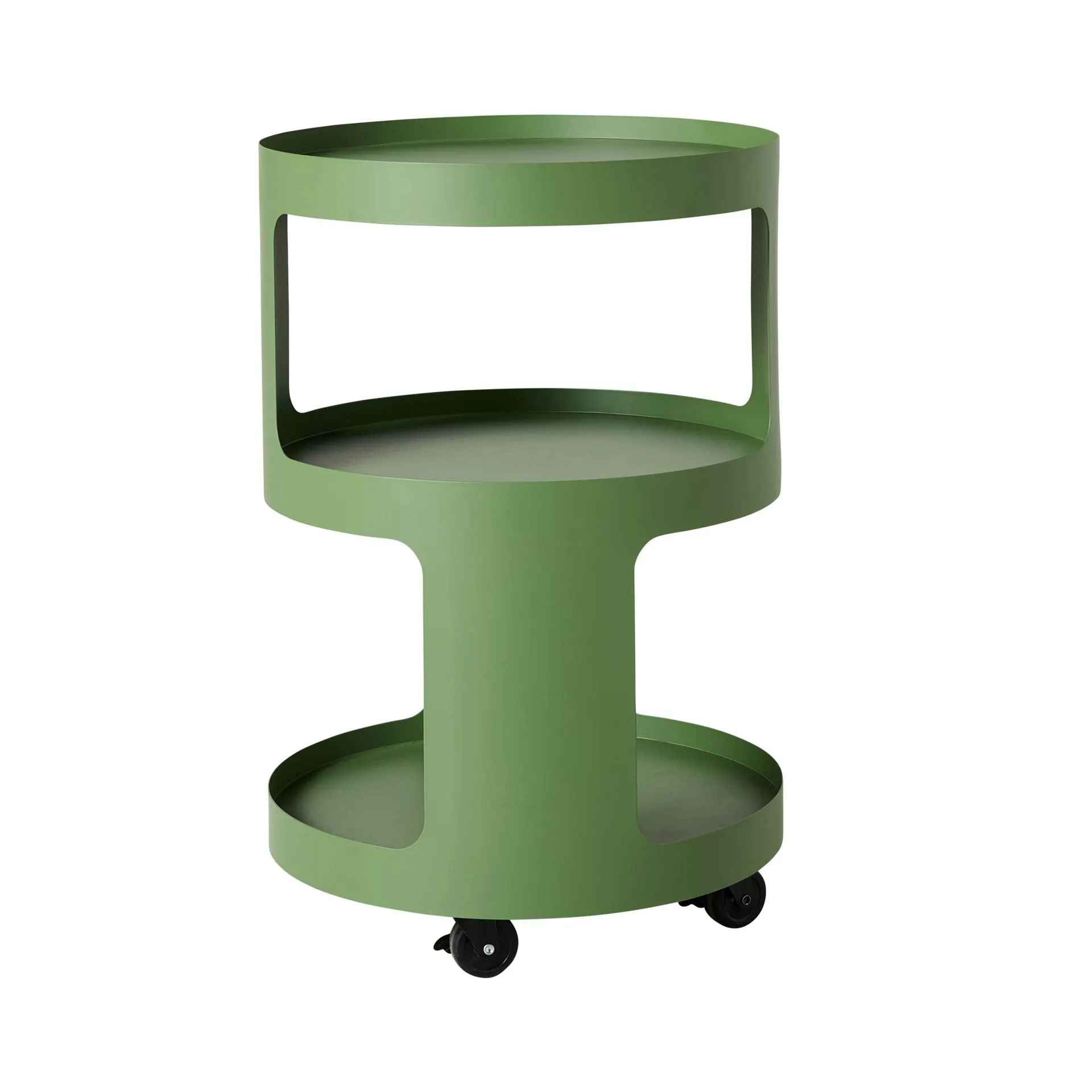 Aero Metal Side Table with Shelf