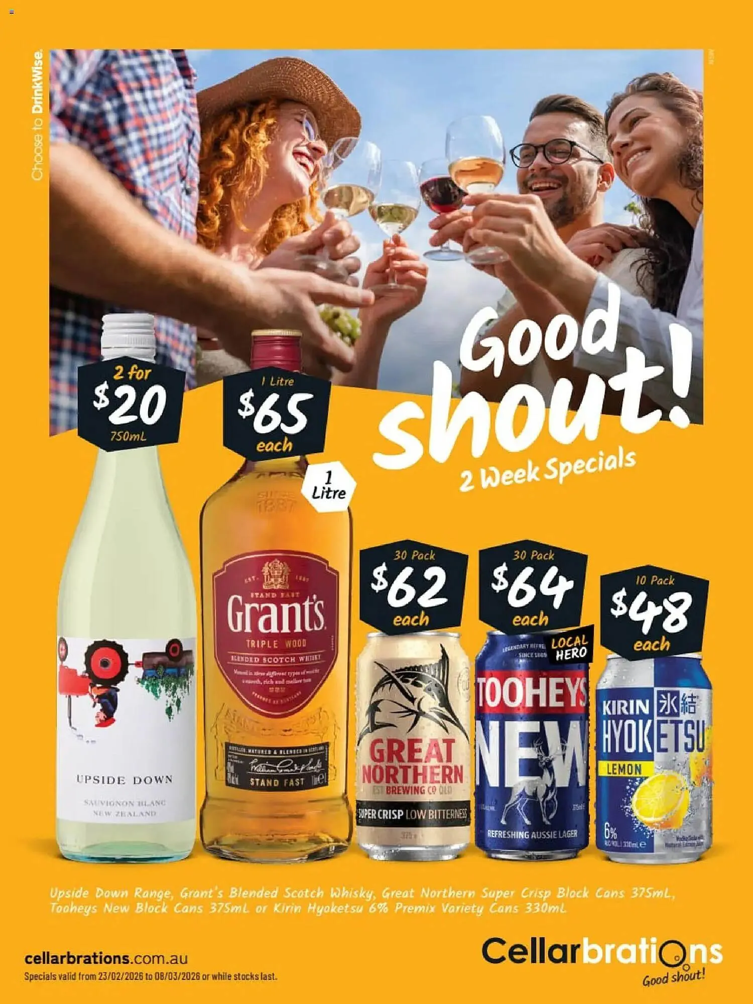 Cellarbrations catalogue - Catalogue valid from 23 February to 8 March 2026 - page 1