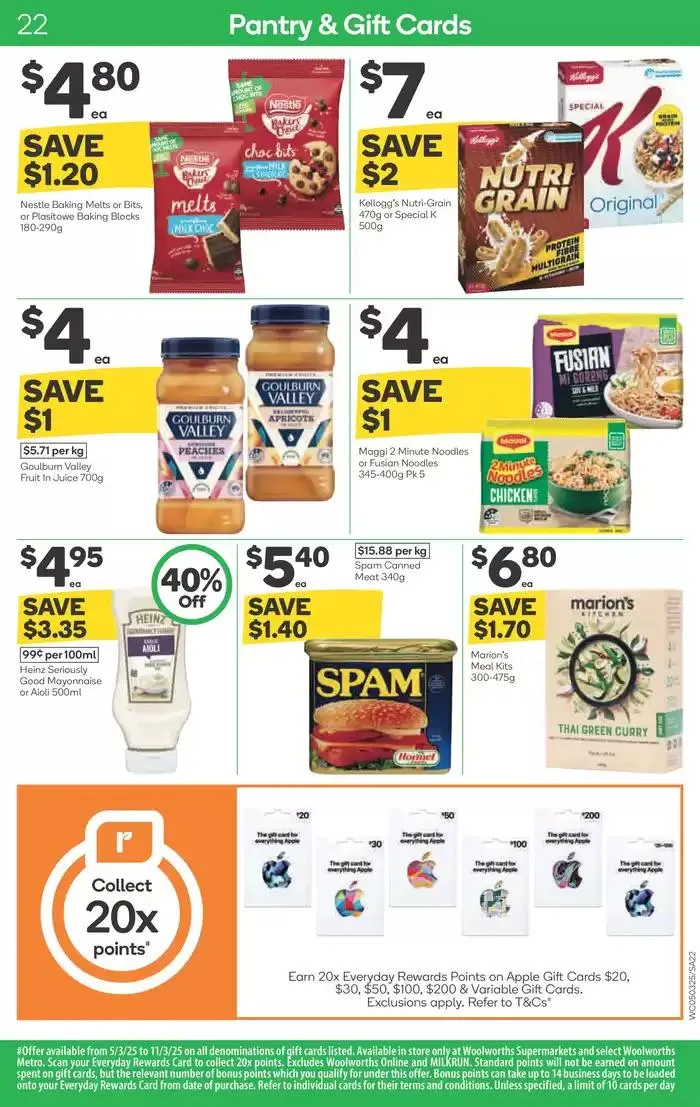 Weekly Specials - 05/03 - Catalogue valid from 5 March to 11 March 2025 - page 22