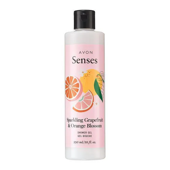 Gel douche Avon Senses Sparkling Grapefruit and Orange Blossom