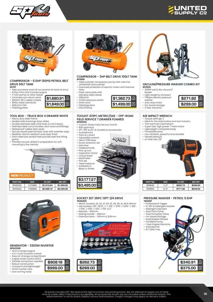 Tool Centre McKinnon Jan-Mar 2025 - Catalogue valid from 24 December to 31 March 2025 - page 15